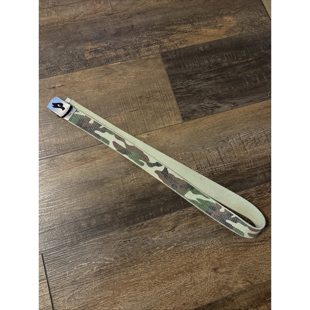 Tony Hawk Camo Canvas Belt Metal Buckle